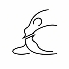 Yanng icon for Fashion-Forward Aesthetics featuring sleek, modern curved lines.