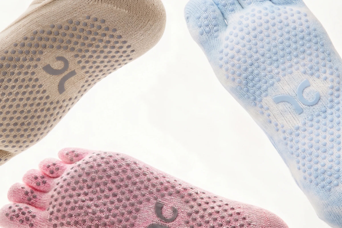 Discover Yanng and our premium collection of five-toe grip socks designed for studio workouts.