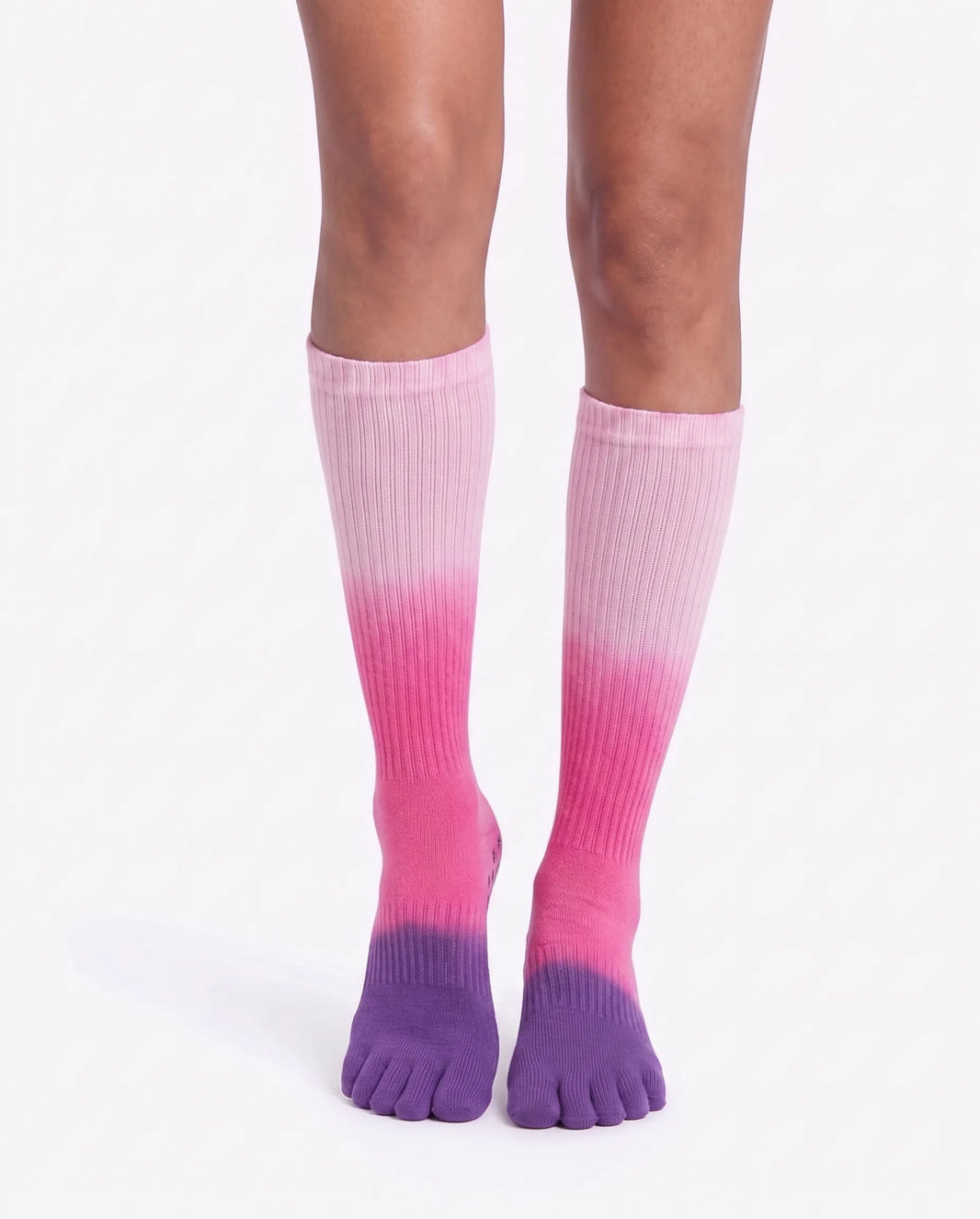 Full Toe Gradient Knee High Grip Socks